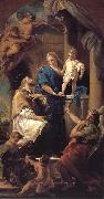Pompeo Batoni Notre Dame, and the Son in St. John s Nepomuk oil painting reproduction